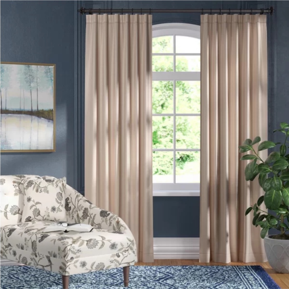 Faux Silk Blackout Curtains